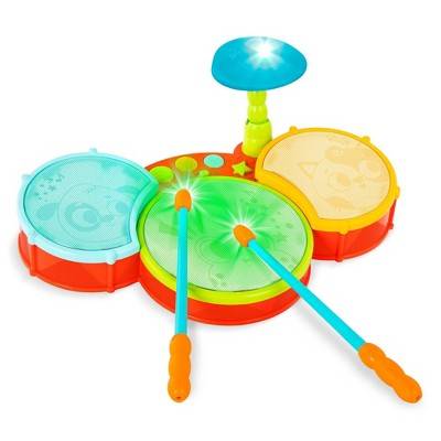 B. toys Little Beats Toy Drum Set