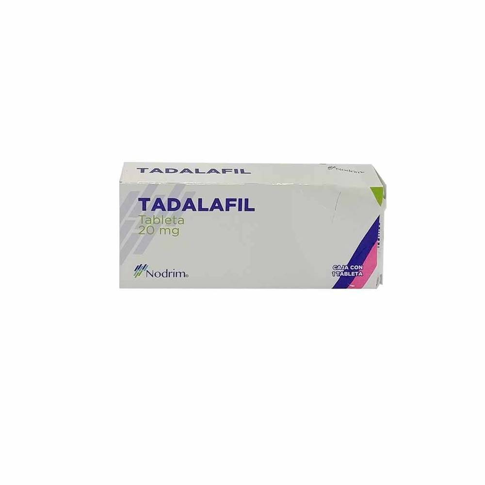 Nodrim tadalafil tableta 20 mg (1 pieza)