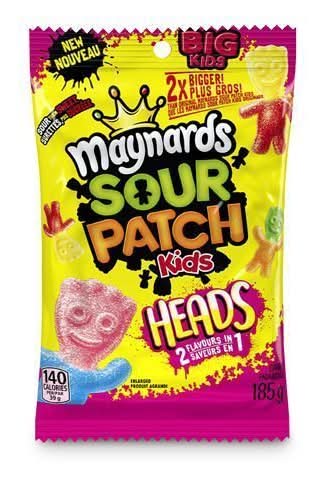 Sour Patch Kids Big Headz Gummy Candy (154 g)