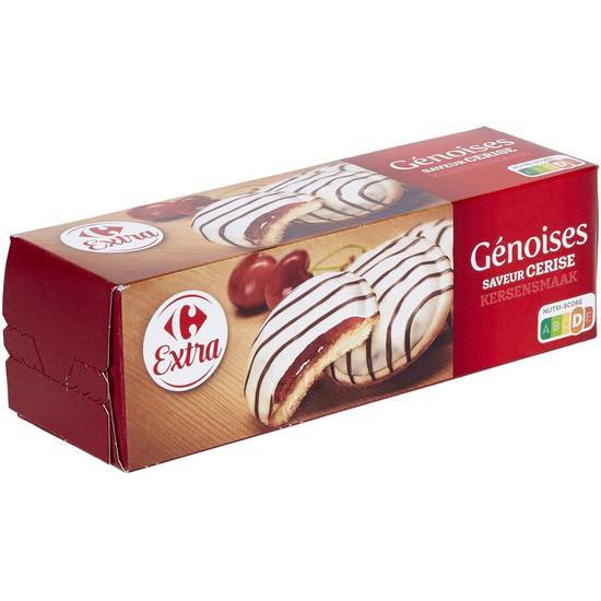 Carrefour Extra - Gâteaux génoises (cerise)
