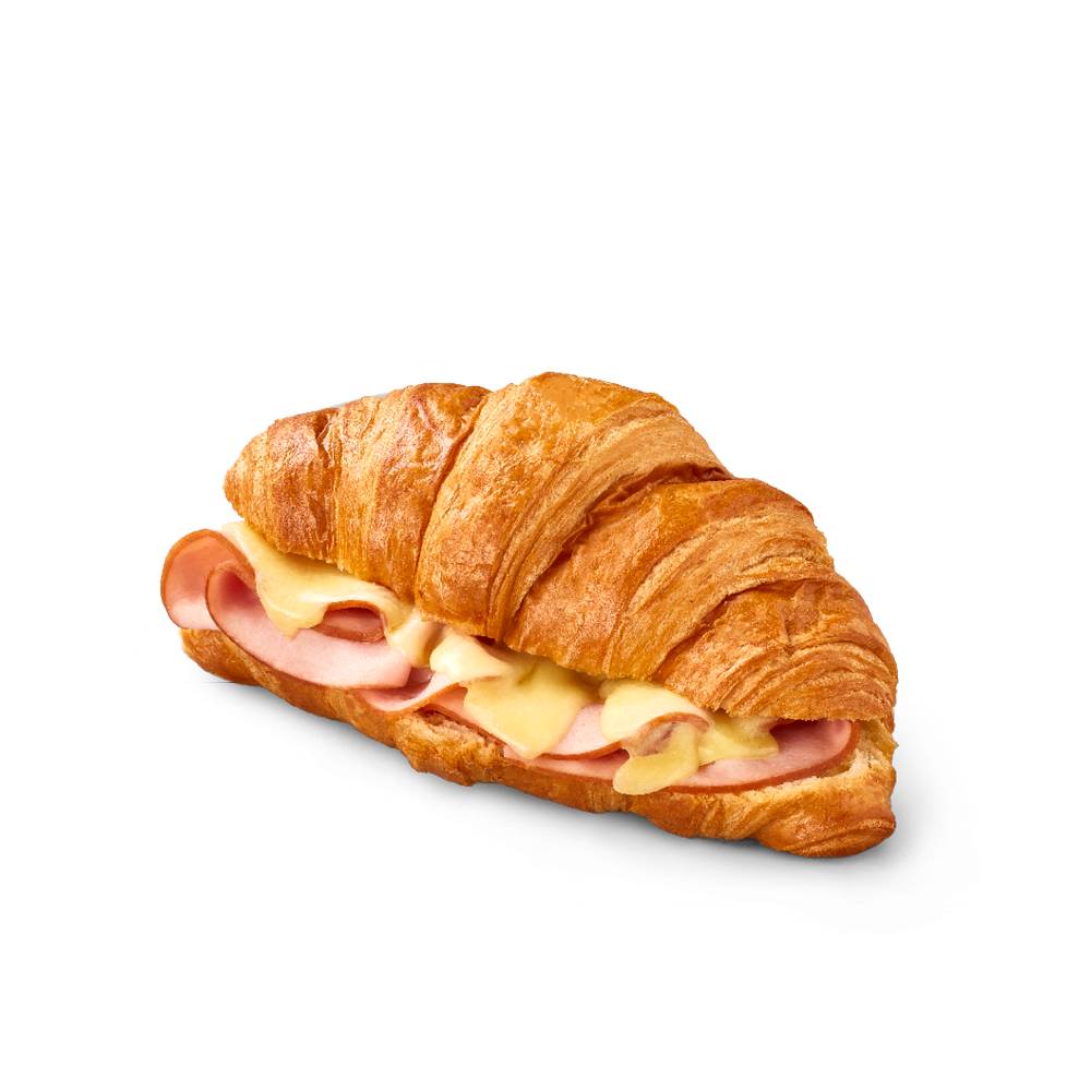 Ham and Cheese Croissant Sandwich