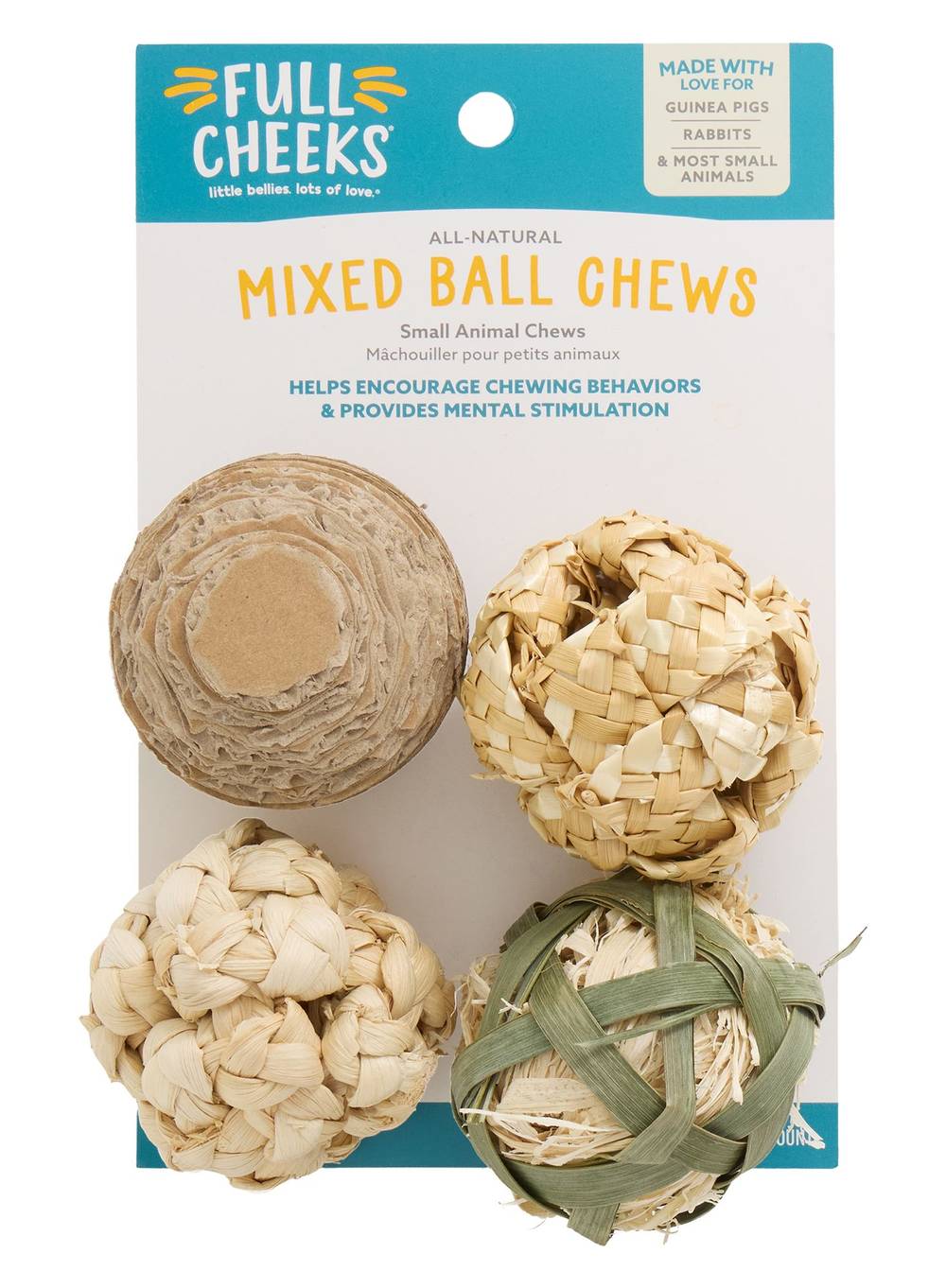 Full Cheeks Mixed Ball Chews Small Animals