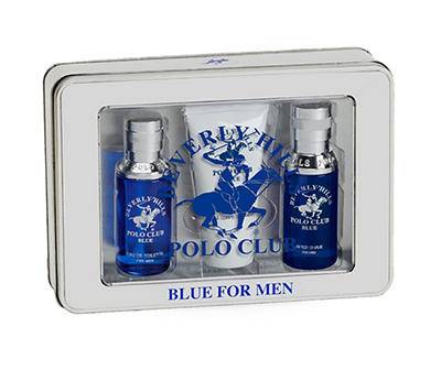 Blue 3-Piece Fragrance Tin Gift Set