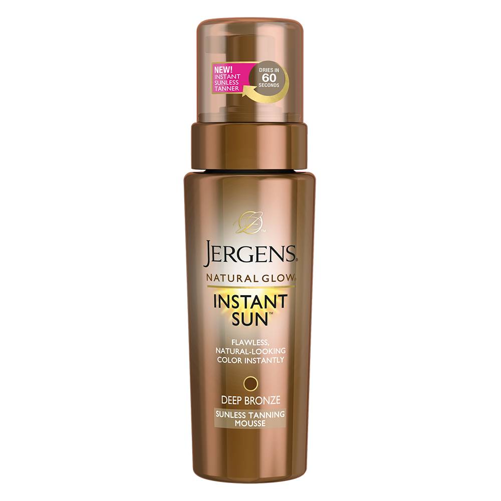 Jergens bronceador natural glow instant sun en mousse (177 ml)