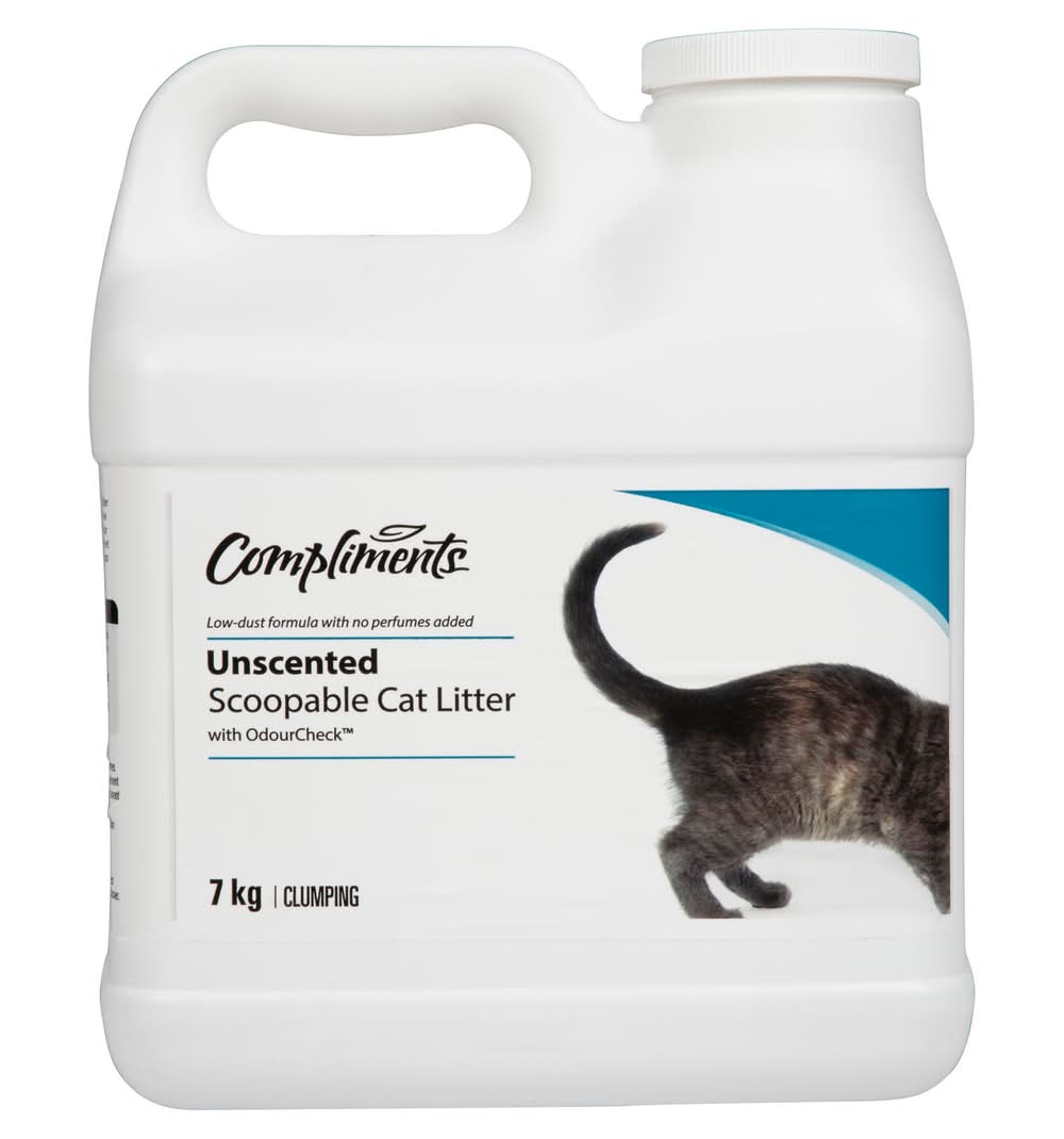 Compliments litière pour chats agglomérante (7 kg) - scoopable regular scent cat litter (7 kg)