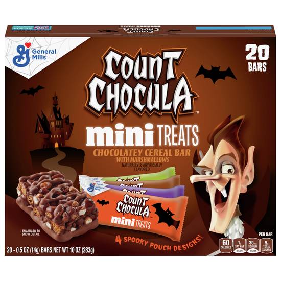 Count Chocula Mini Treat Chocolatey Cereal Bars