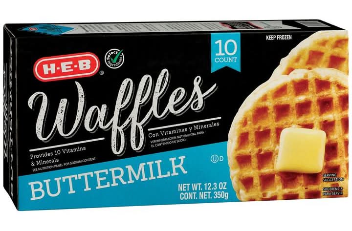 H-E-B · Waffles mantequilla (350 g)
