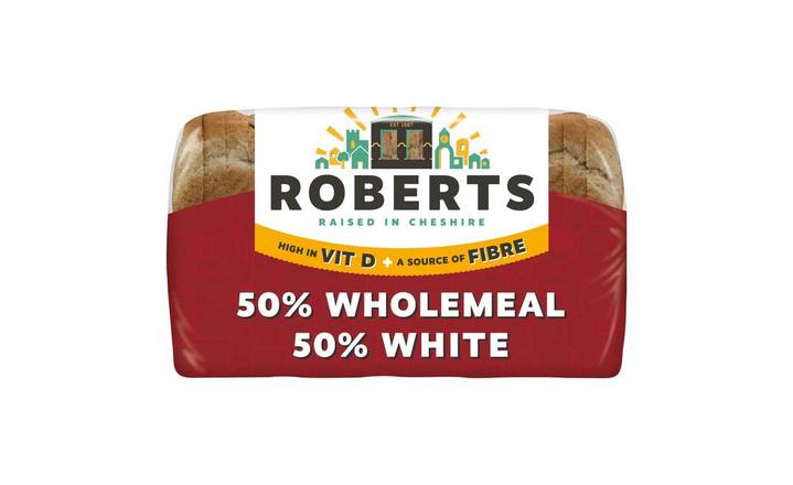 Roberts White & Wholemeal Medium 800g (382989)