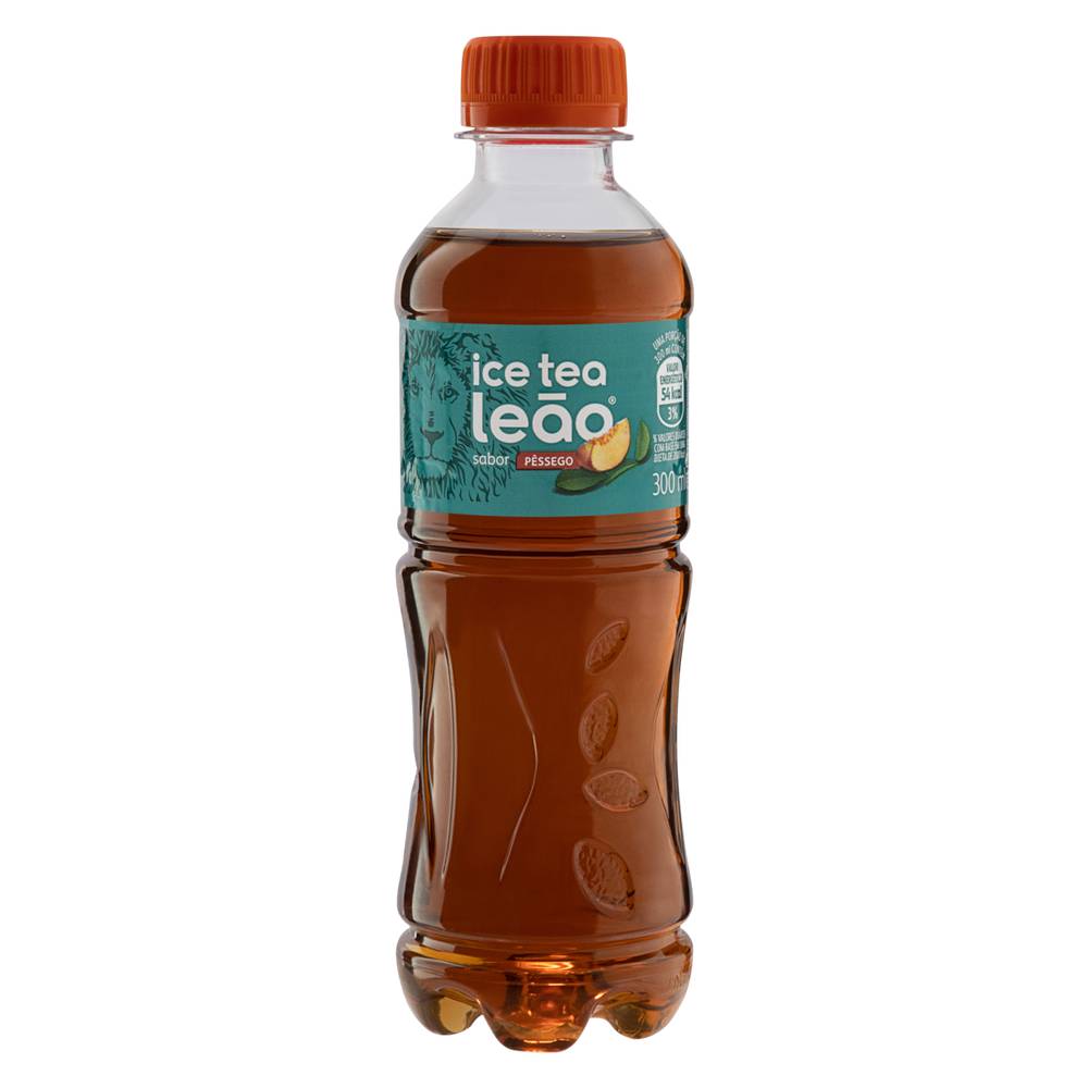 Leão chá ice tea sabor pêssego (300 ml)