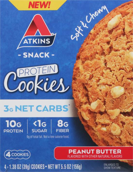 Atkins Peanut Butter Protein Cookies (4 ct)