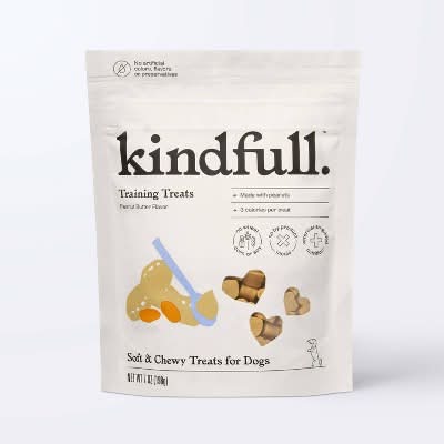 Kindfull Soft & Chewy Training Treats For Dog, Peanut Butter (7 oz)