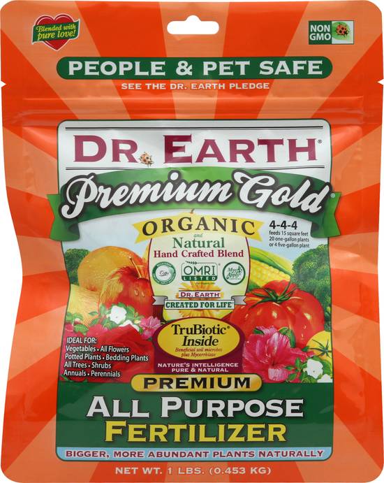 Dr. Earth Premium Gold Organic All Purpose Fertilizer (1 lb)