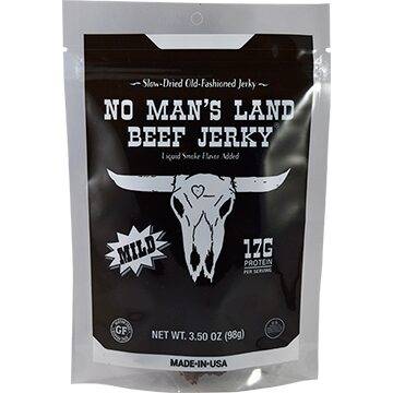 No Man's Land Mild Beef Jerky 3oz