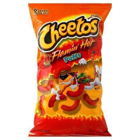 Cheetos Cheese Puffs Flamin' Hot 8oz