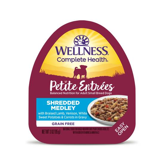 Wellness Petite Entrées (shredded medley with braised lamb venison)