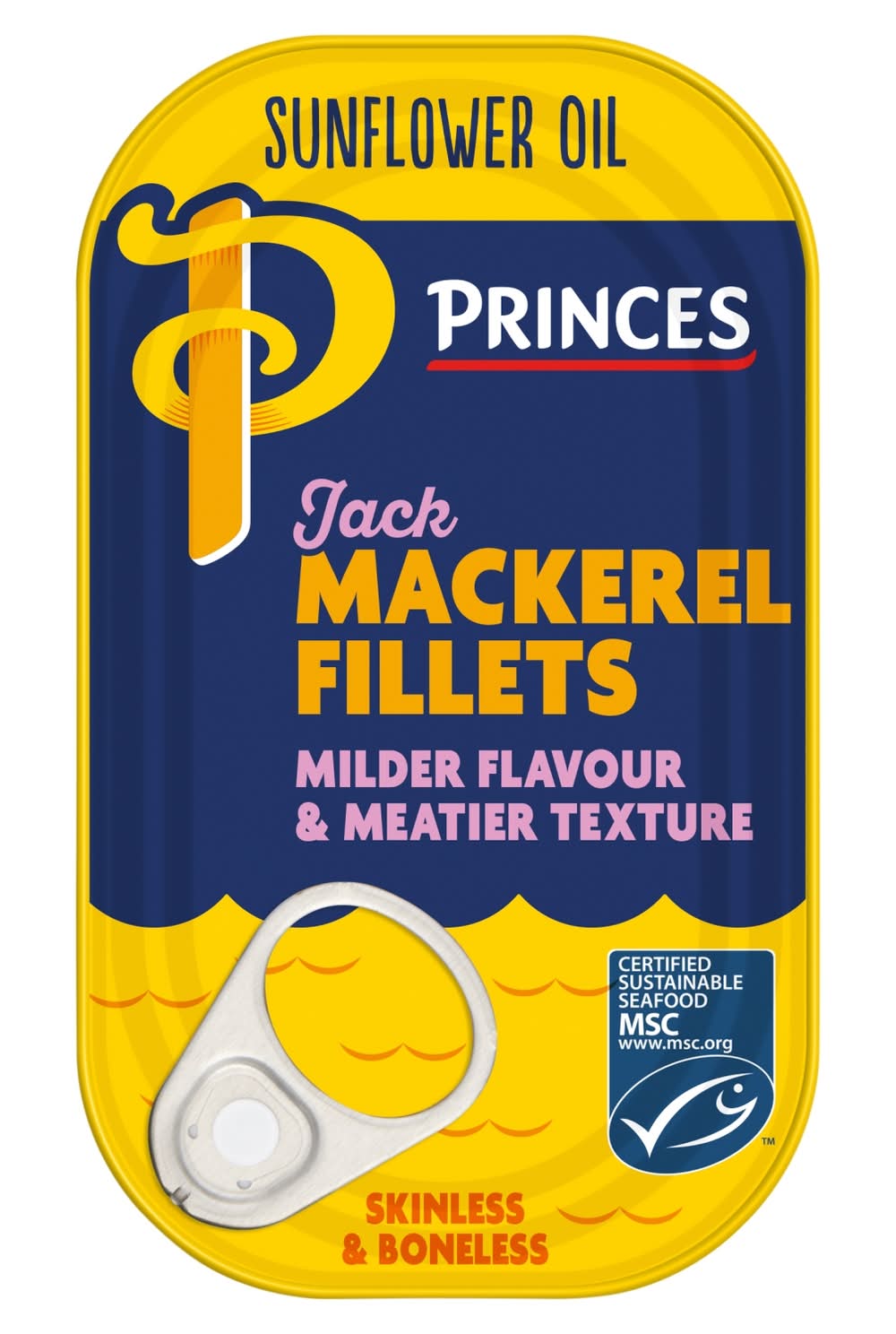 Princes Msc Jack Mackerel In Sunflower Oil 125g