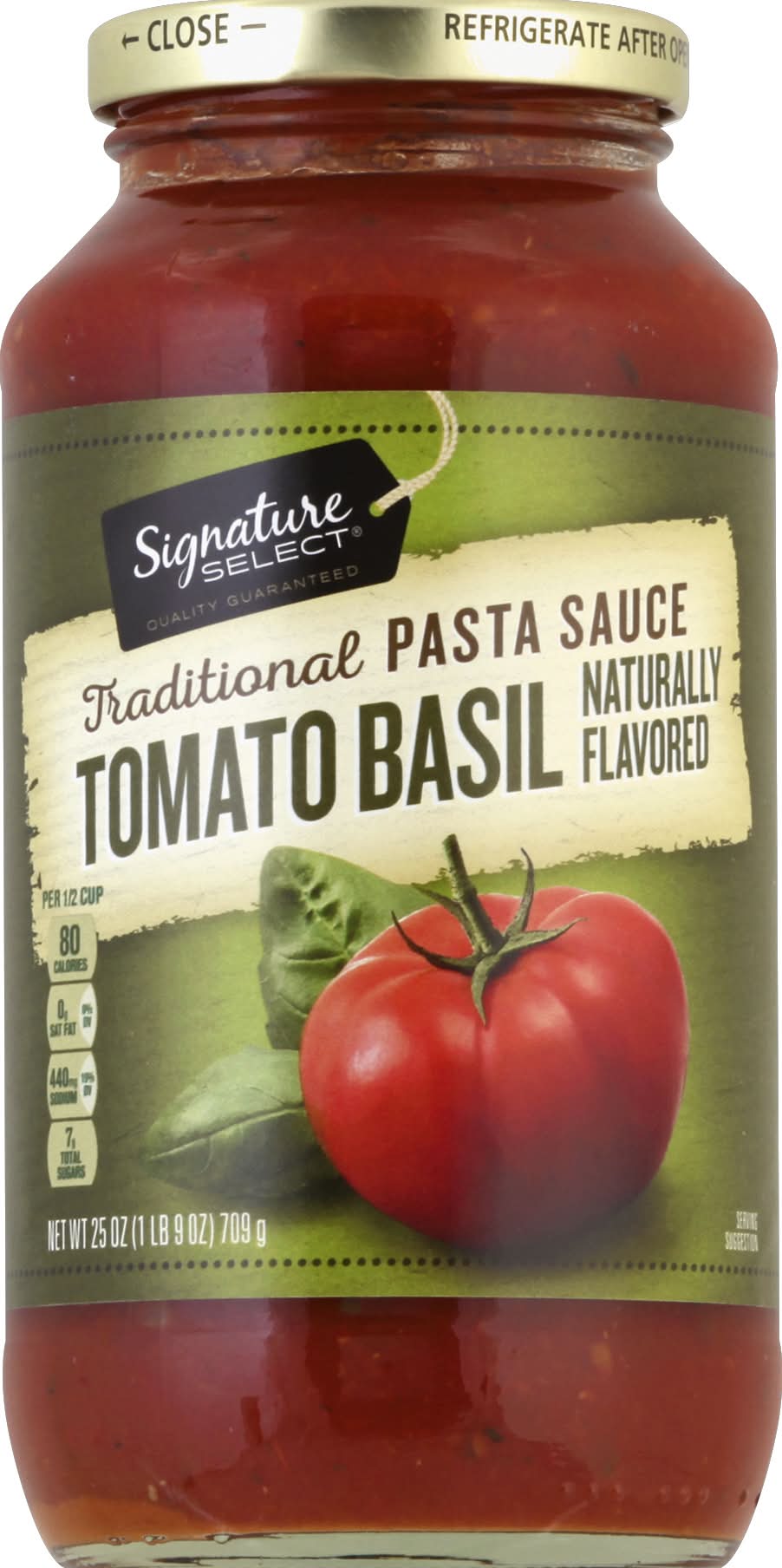 Signature Select Traditional Tomato Basil Pasta Sauce (25 oz)