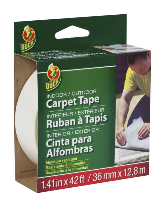 Duck 1.41 In. W X 42 Ft. L Polyester Indoor And Outdoor Carpet Tape