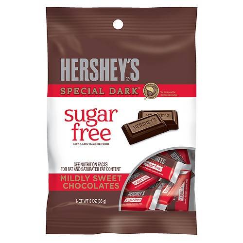 Hershey's Special Dark Mildly Sweet Chocolate Sugar Free Bars Dark Chocolate - 3.0 oz