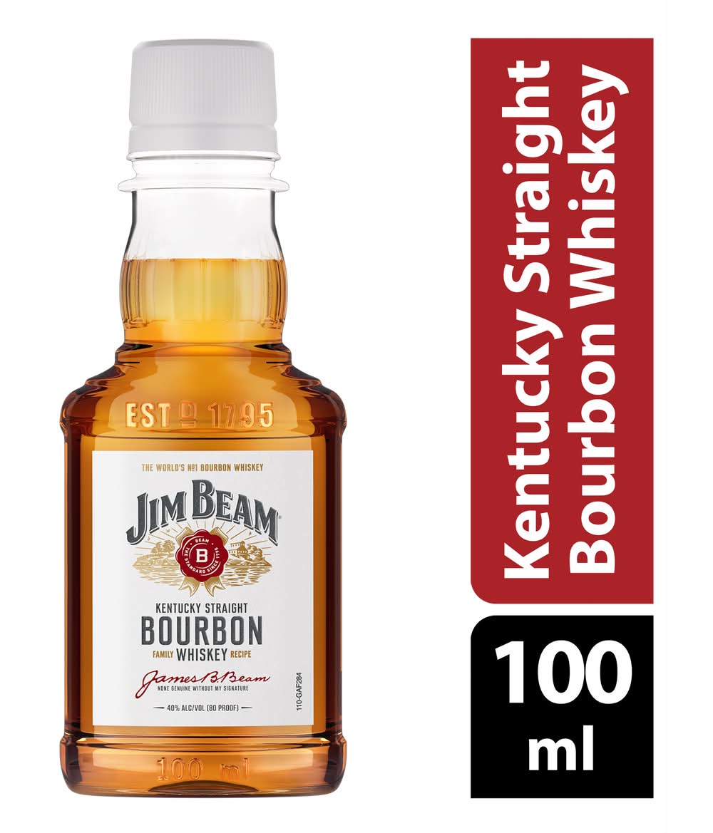 Jim Beam Kentucky Straight Bourbon Whiskey (100 ml)