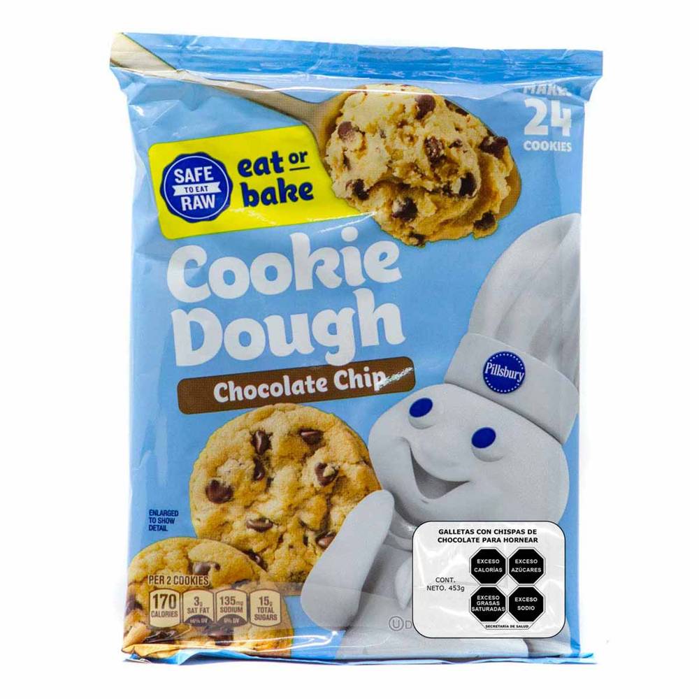 Pillsbury · Masa para galletas de chispas de chocolate (453 g)