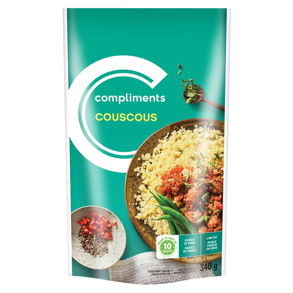 Compliments Low Fat Couscous Original 340 g