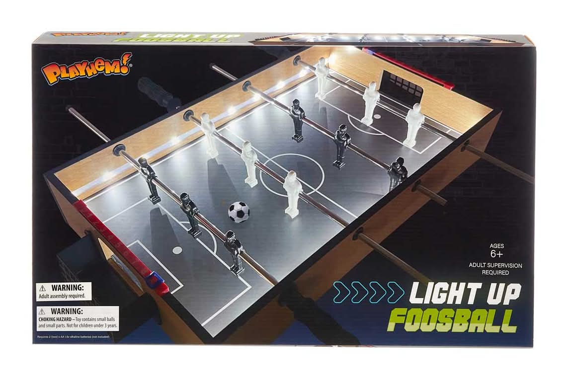 Playhem! Light Up Air Hockey Foosball