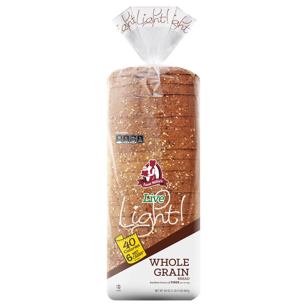 Aunt Millie's Live Light Whole Grain Bread (40 ct)