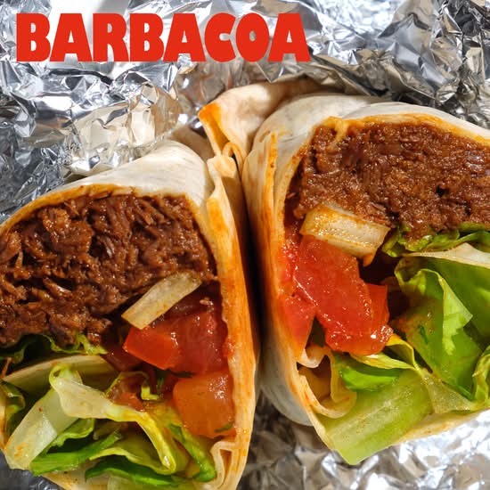 Baby Barbacoa Burrito