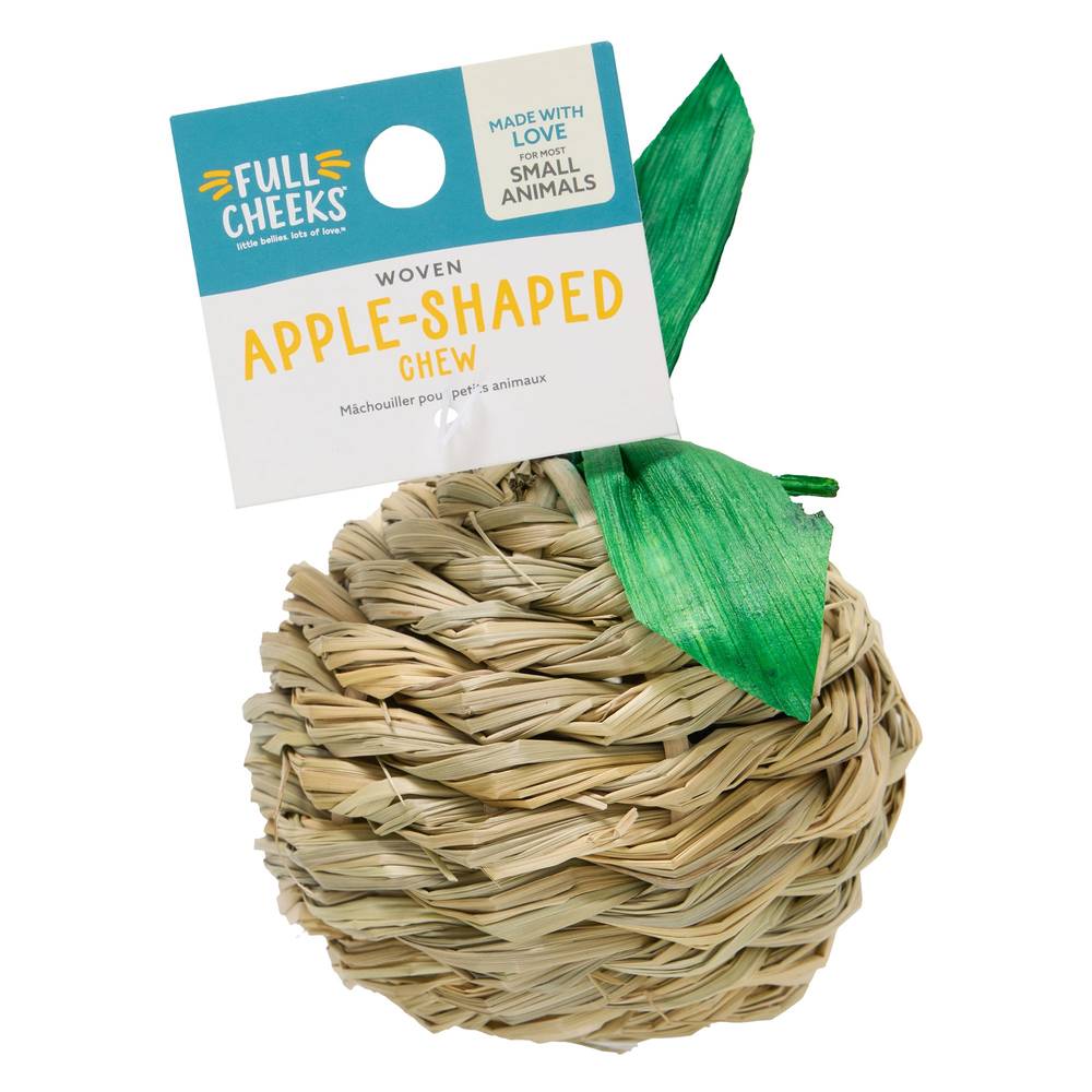 Full Cheeks Small Pet Woven Apple Shaped Chew