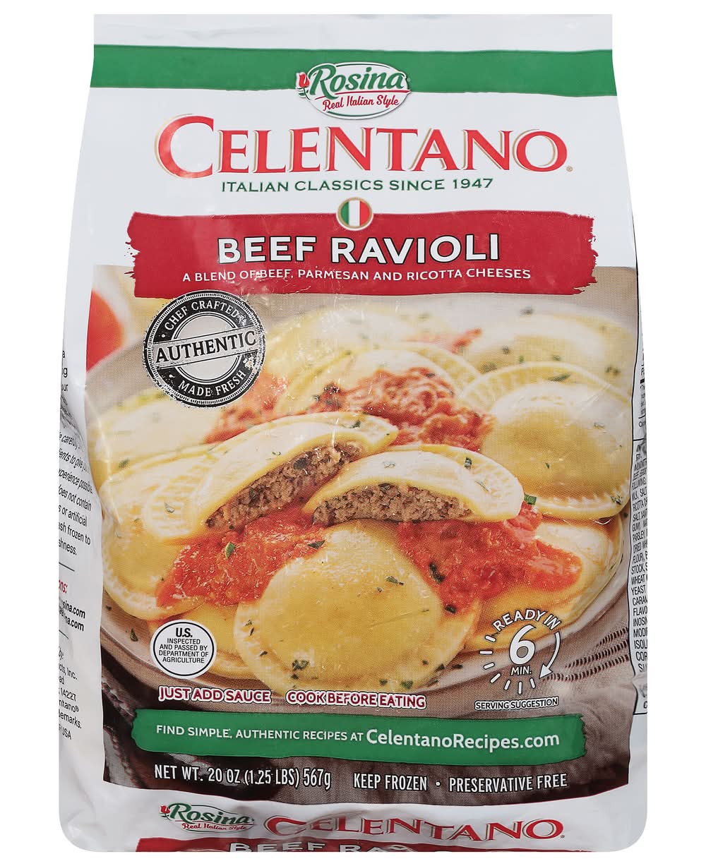 Celentano Beef Ravioli (20 oz)