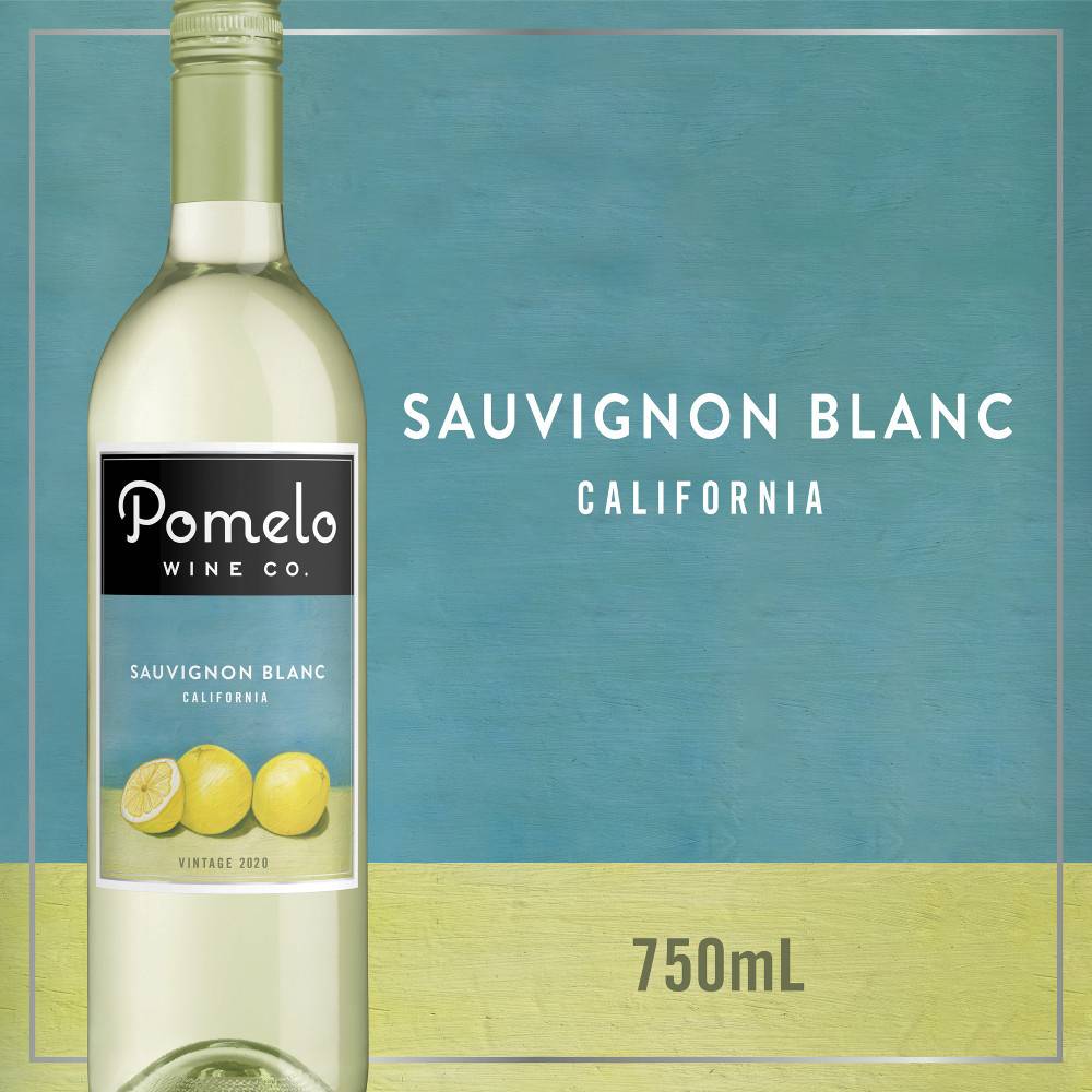 Pomelo California Sauvignon Blanc White Wine, 2017 (750 ml)