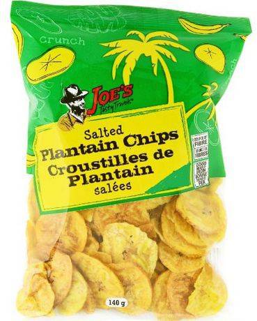 Joe's Tasty Travels Salted Plantain Chips (140 g)