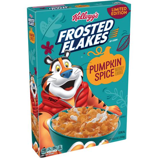Frosted Flakes Kellogg's Cold Breakfast Cereal ( pumpkin spice)