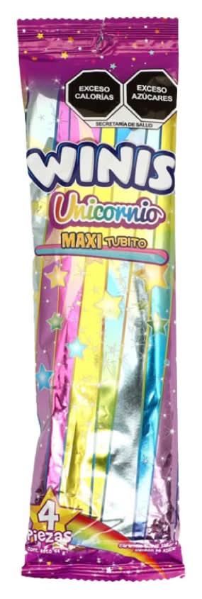 Winis · Caramelo unicornio maxi tubito (44 g)