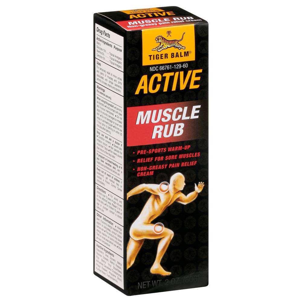 Tiger Balm Active Muscle Rub Cream