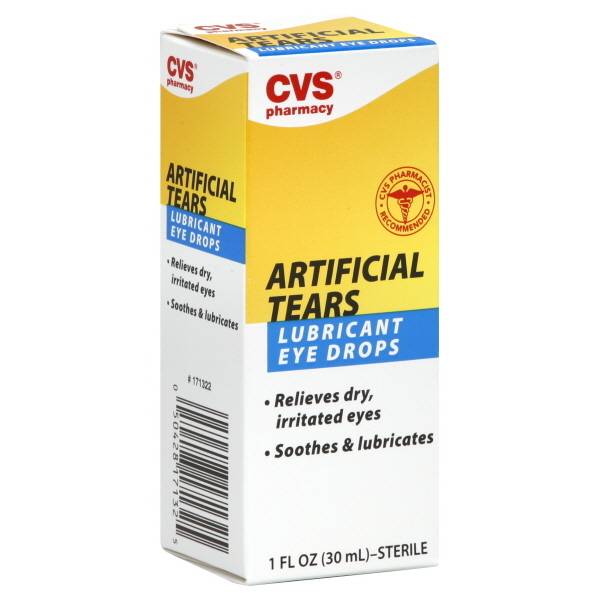 CVS Pharmacy Artificial Tears Lubricant Eye Drops (1 fl oz)