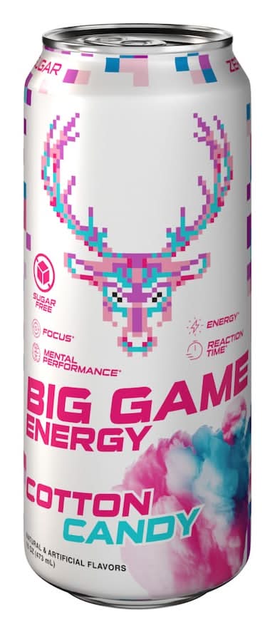 Big Game Energy Cotton Candy Drink, 16-oz. Can
