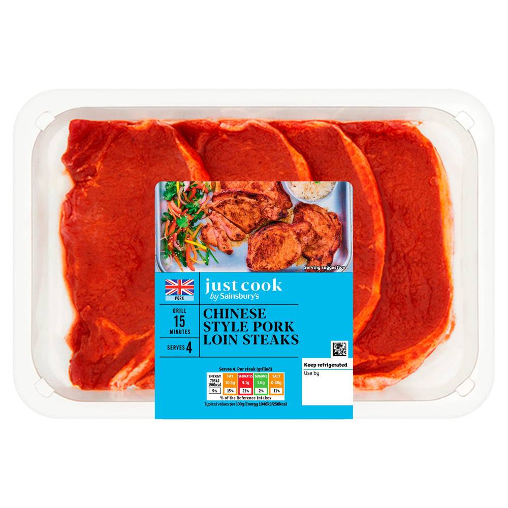 Sainsbury's Chinese Style Pork Loin Steaks (440g)