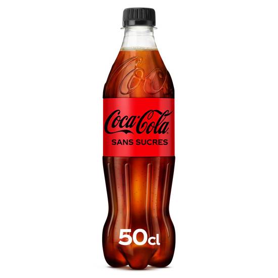 Coca-Cola - Boisson gazéifiée sans sucres (500 ml)