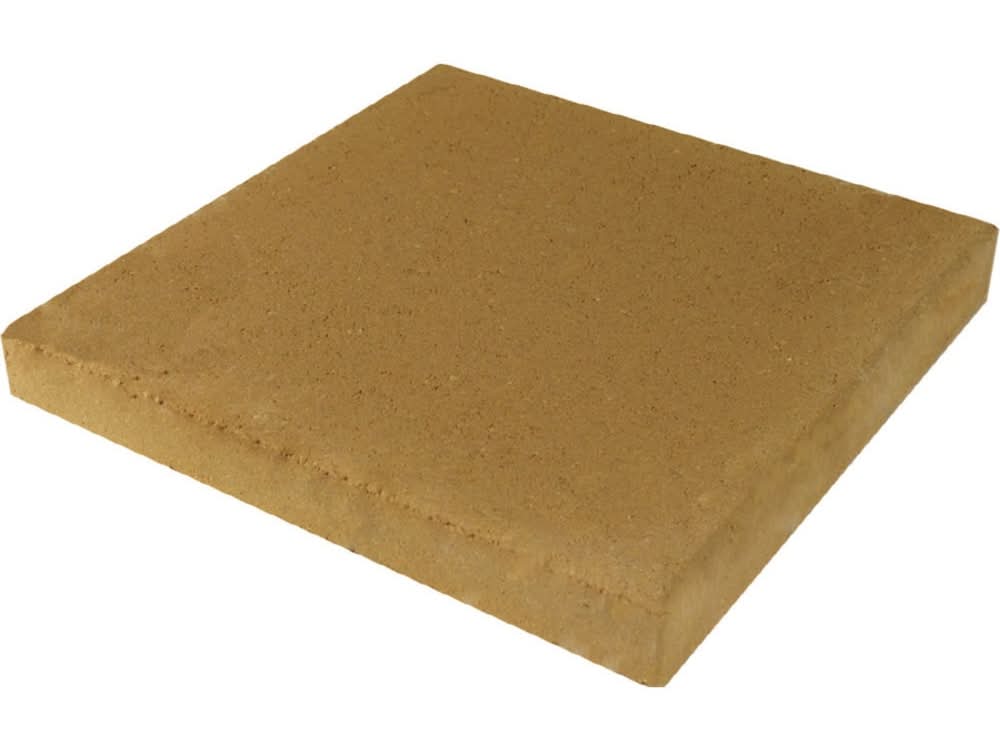 12.0-in L x 12.0-in W x 2.0-in H Square Tan Concrete Patio stone