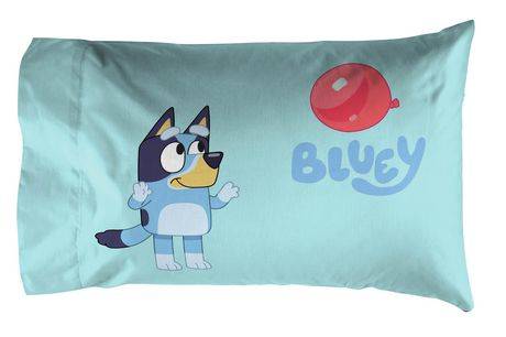 Bluey Reversible Standard Pillowcase, 100% Polyester