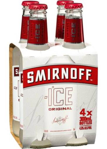 Smirnoff Ice Original Bottle 300ml (4 Pack)