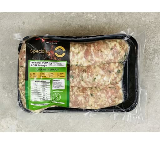 Braza Pork Loin Sausages Per Kg