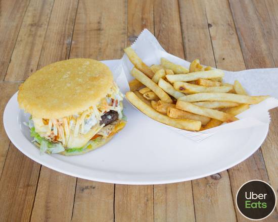 Order Arepa Burger food online from Arepa Burger Waterford Lakes store, Orlando on bringmethat.com