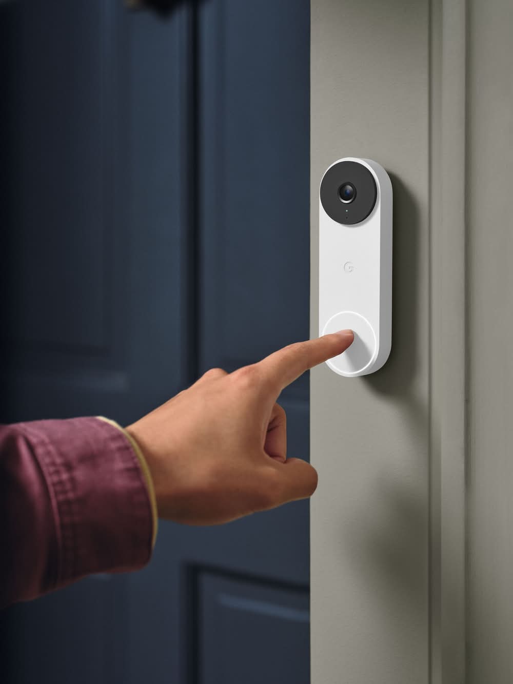 Google Nest Doorbell (wired, 3rd gen) - Snow | Postmates