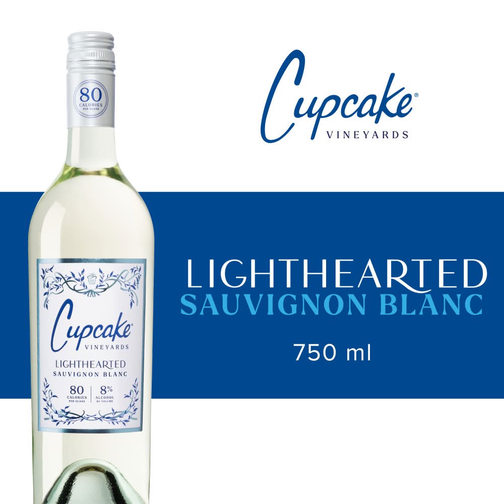 Cupcake Vineyards Light Hearted California Sauvignon Blanc Wine (750 ml)