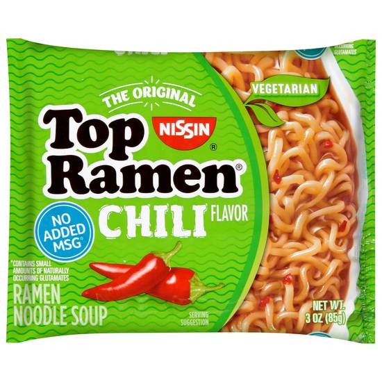Nissin Top Ramen Ramen Noodle Soup Chili Flavor