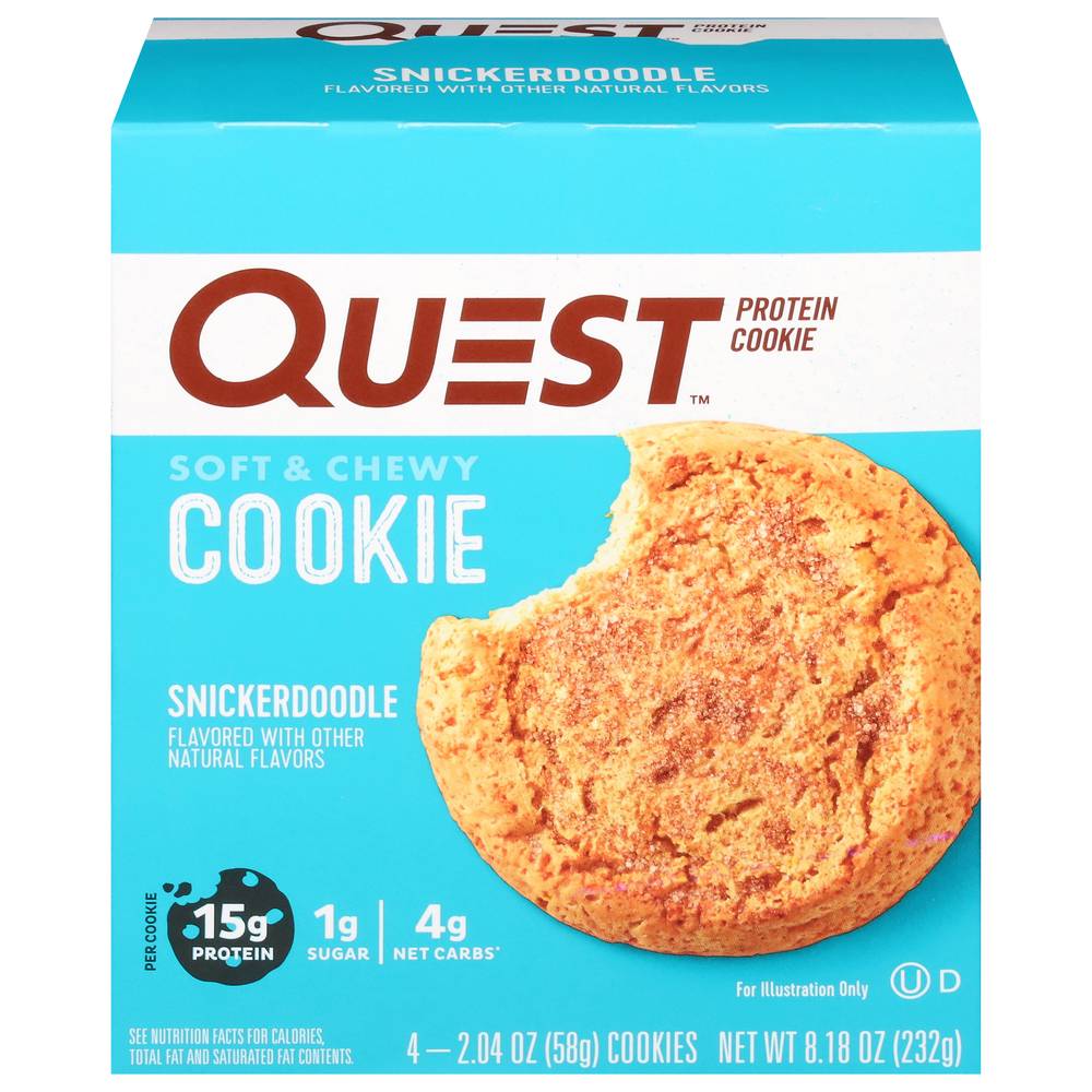 Quest Soft & Chewy Protein Cookie Snickerdoodle (8.2 oz)