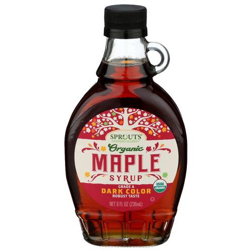 Sprouts Organic Grade A Maple Syrup Dark